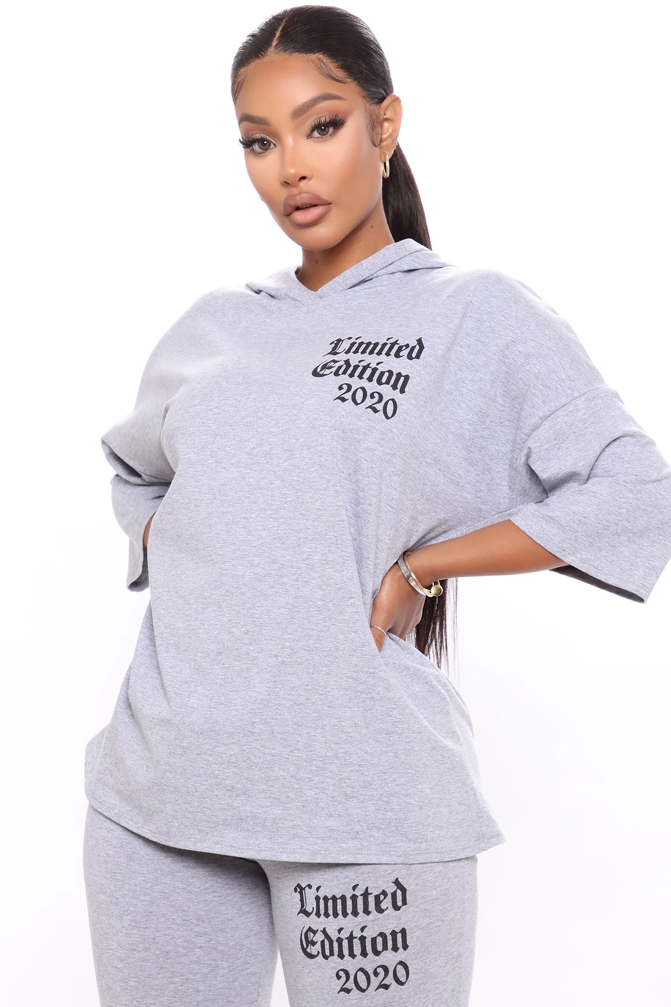 Another Edition Legging Set - Heather Grey