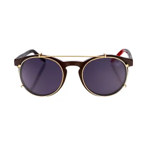 AVIVA CLIP ARMAZON CAFE LENTES NEGROS CLIP DORADO