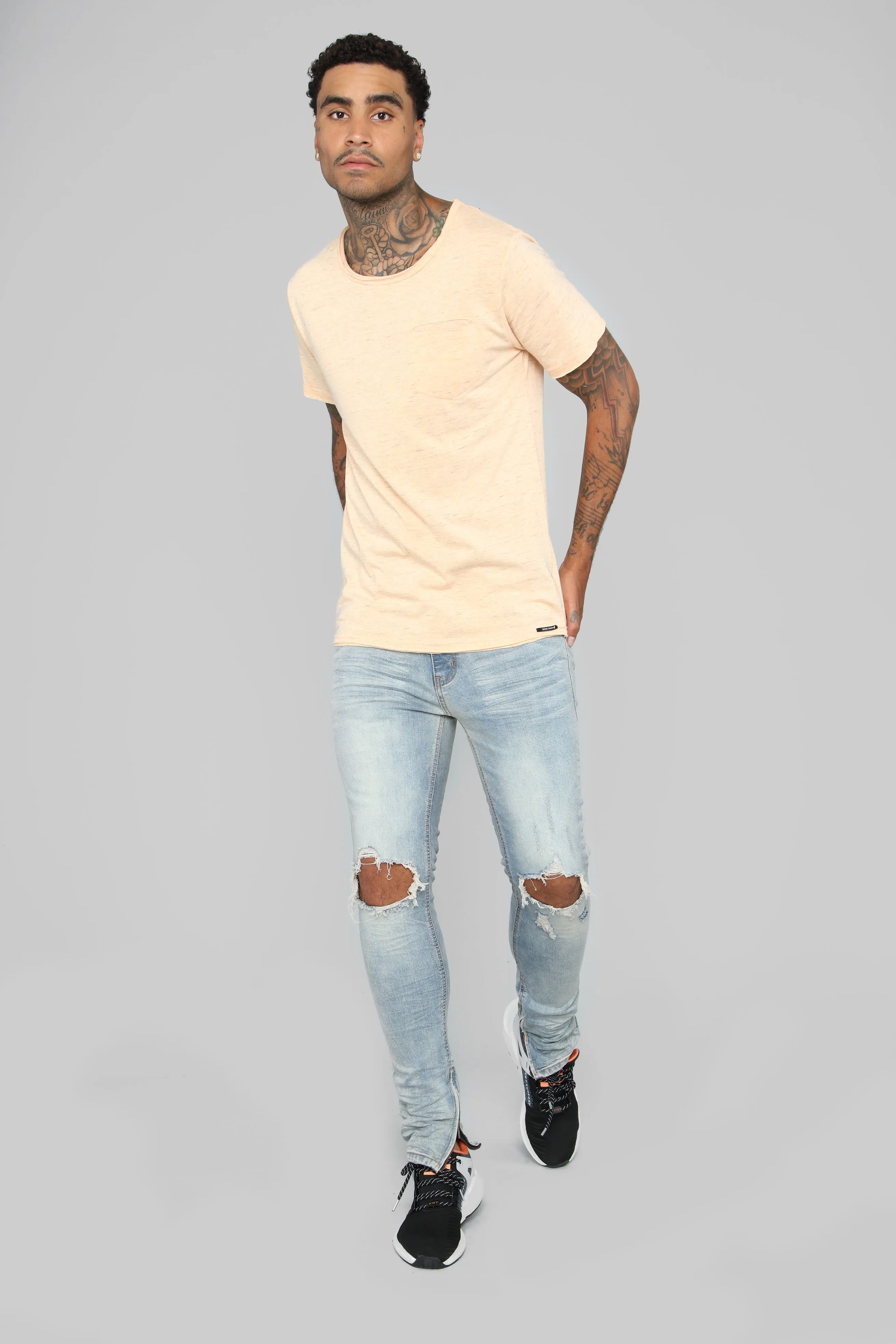 Ben Short Sleeve Tee - Orange