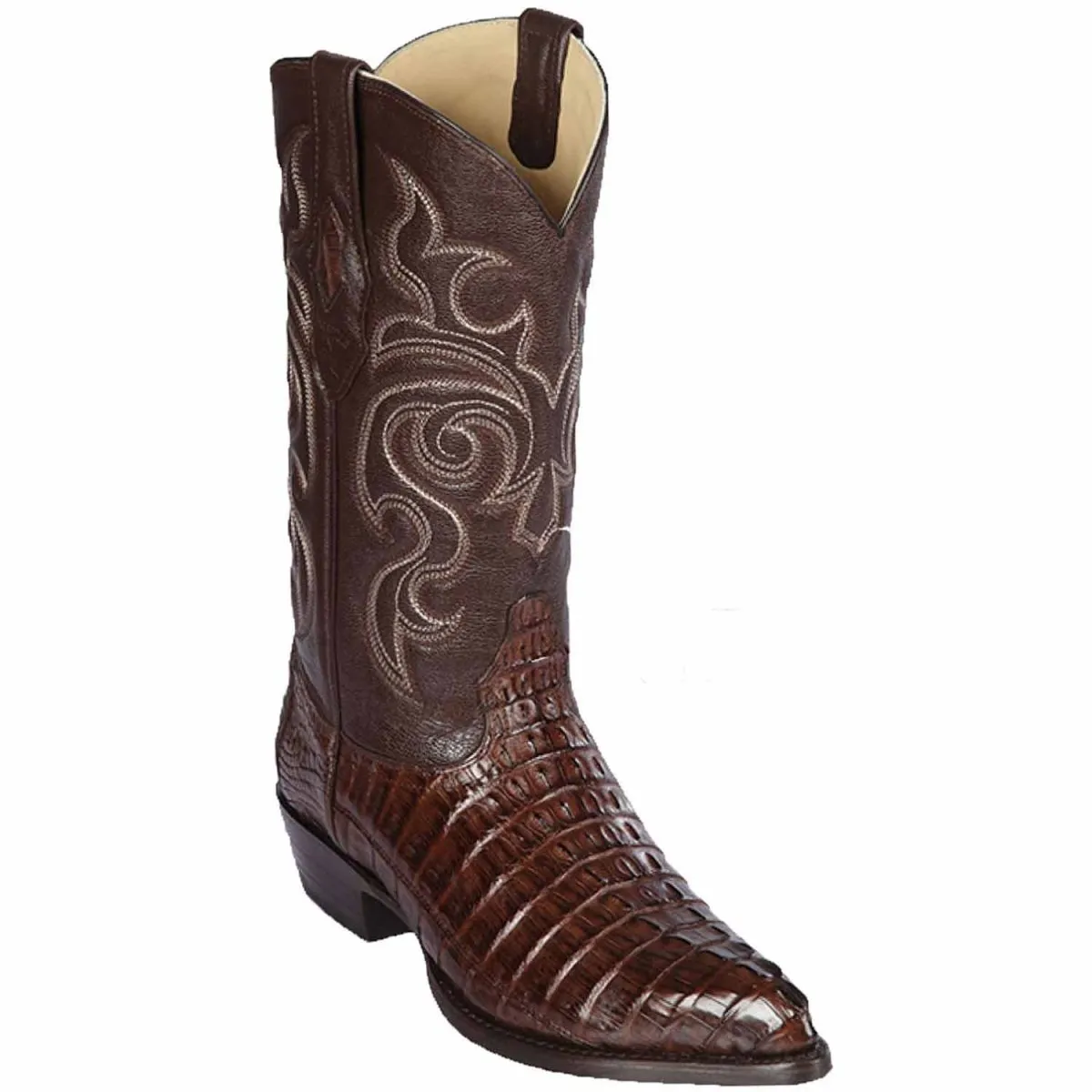 Botas de Cocodrilo Caiman Cola Horma Puntal -C
