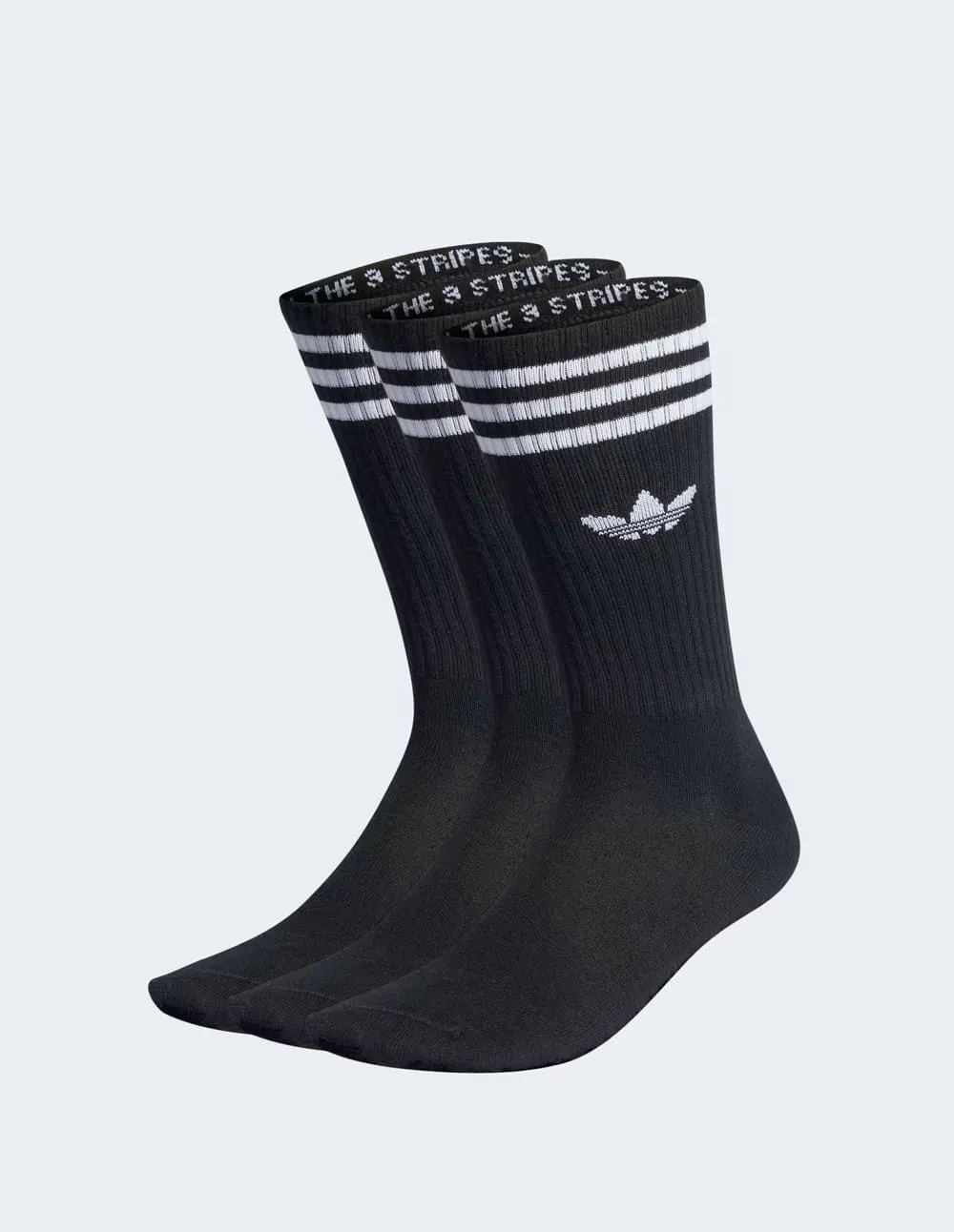 Calcetines adidas 3-Stripes Pack de 3 Negros Unisex