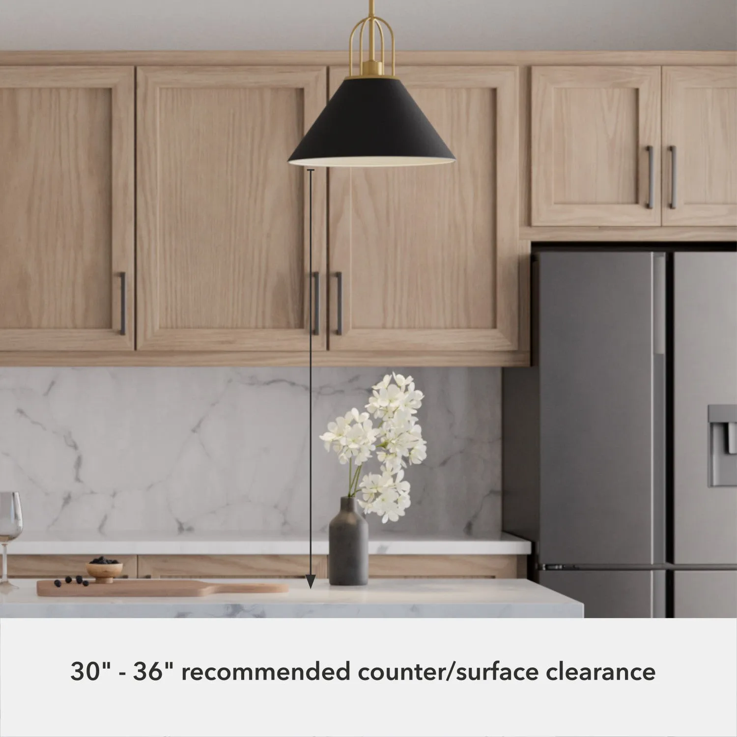 Candelabro Carrington Isle 1 Luz 16 pulgadas