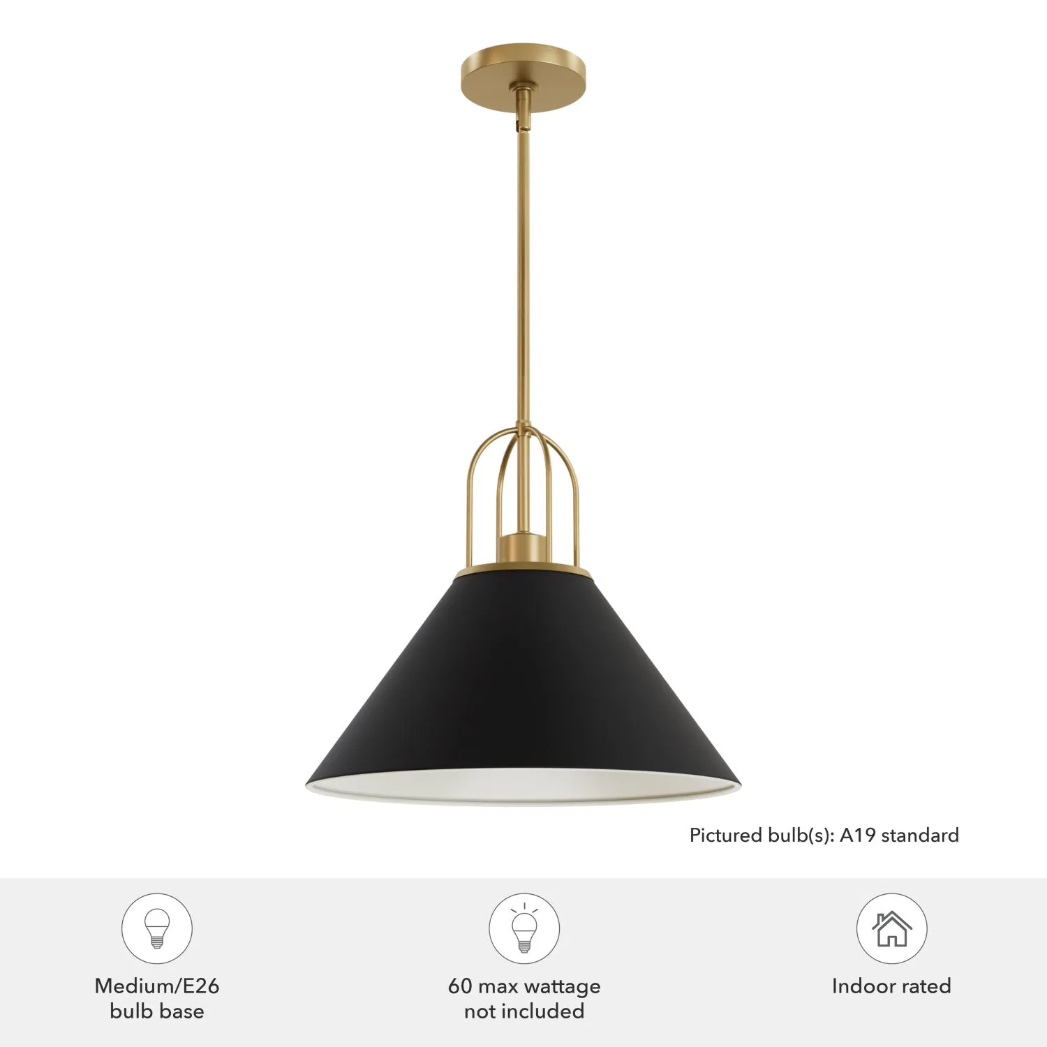 Candelabro Carrington Isle 1 Luz 16 pulgadas