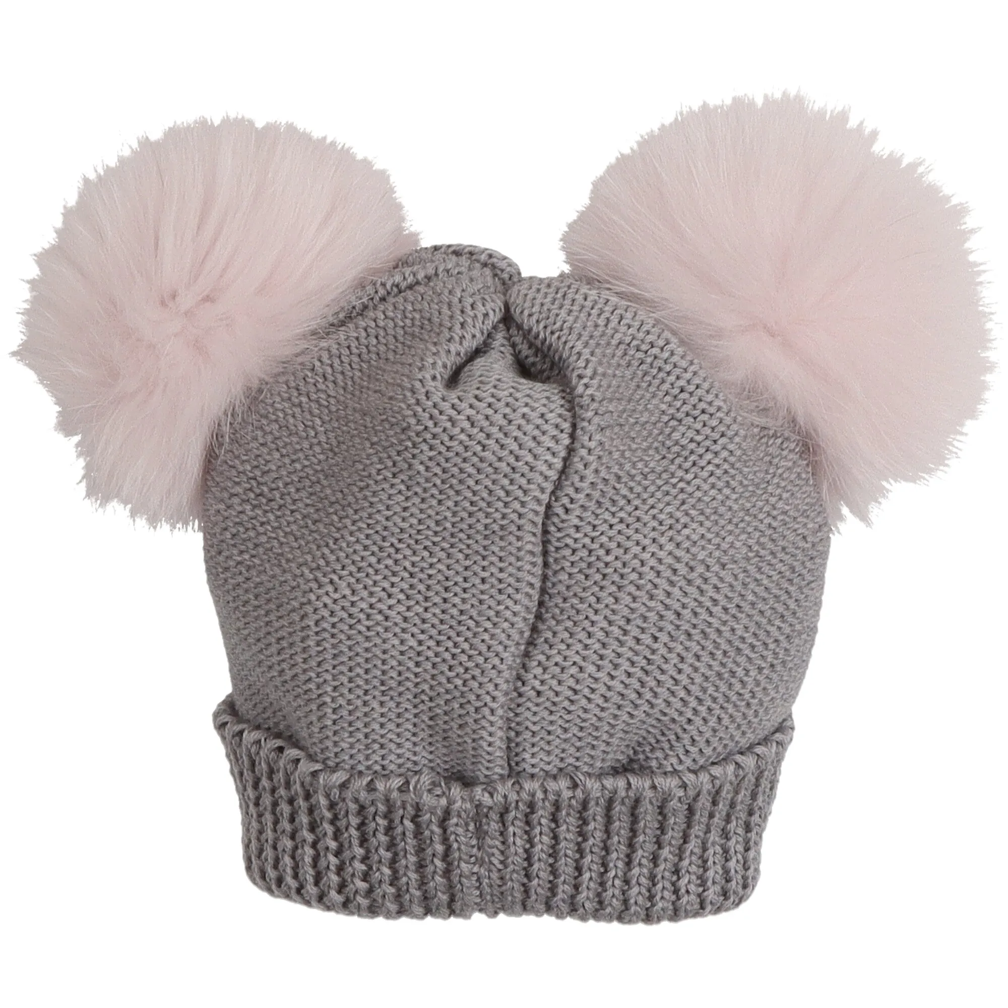 Cappello doppio ponpon