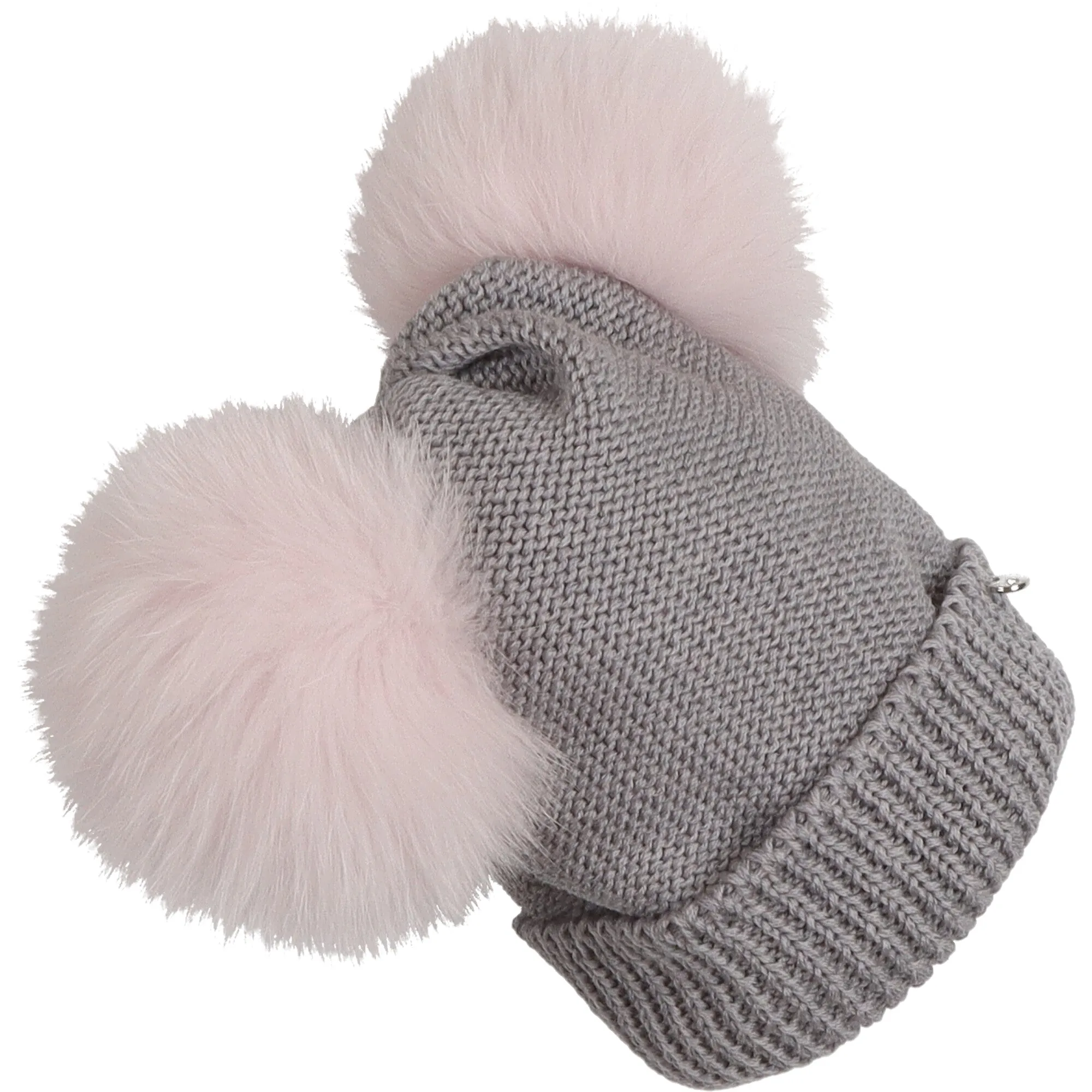 Cappello doppio ponpon