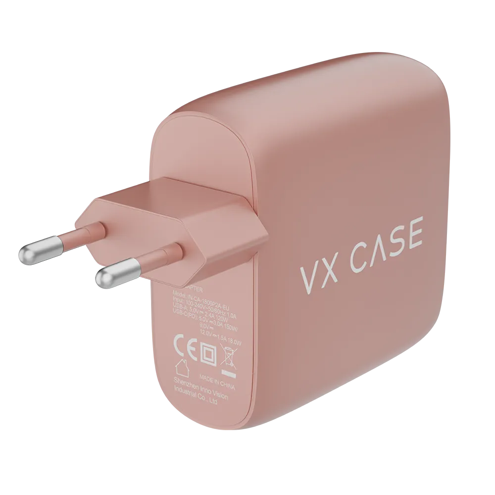 Carregador de Parede com 2 portas USB   1 Type-C Turbo 32W Turbo