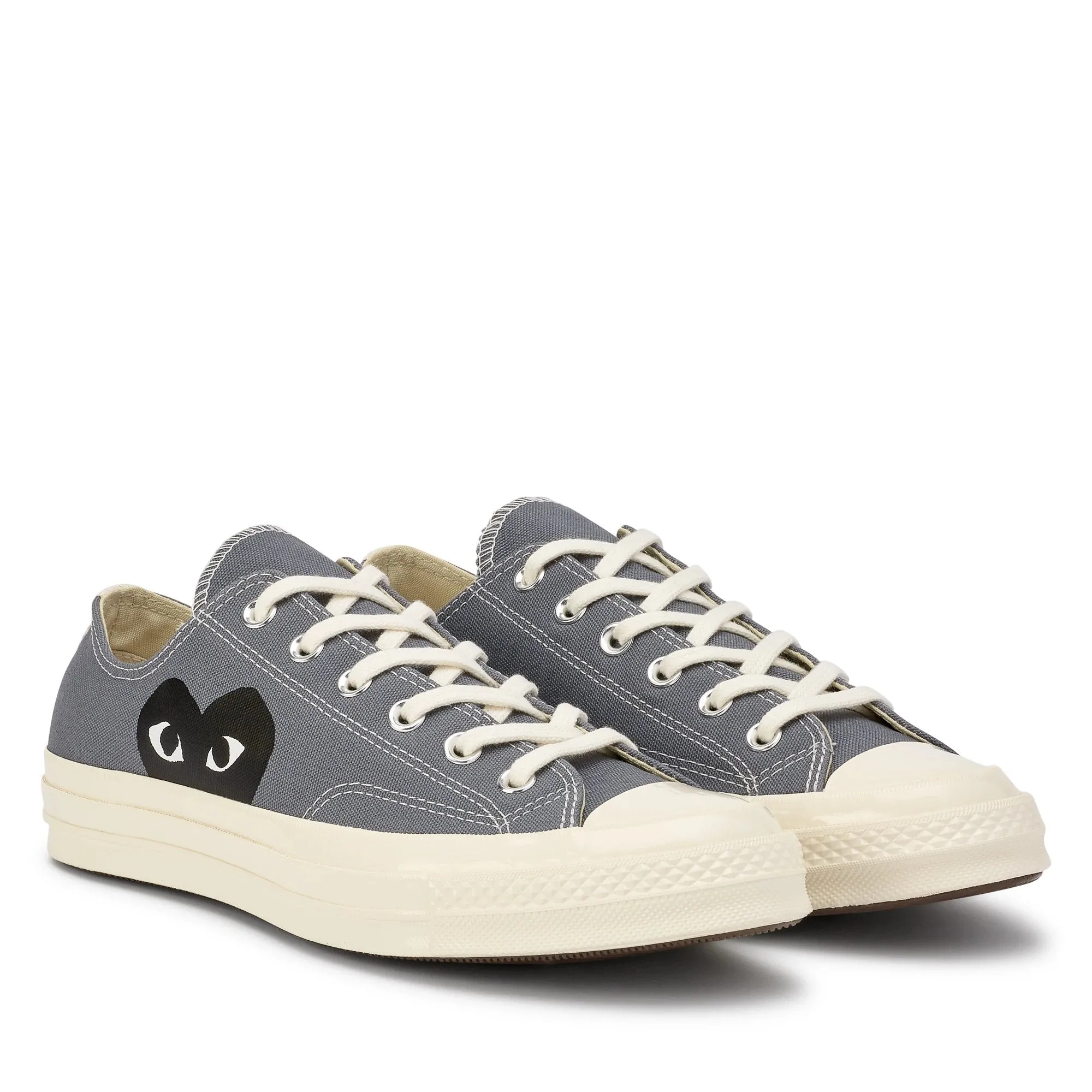 Comme Des Garçons Play x Converse - Big Heart CT70 Low Top Shoes - Steel Gray