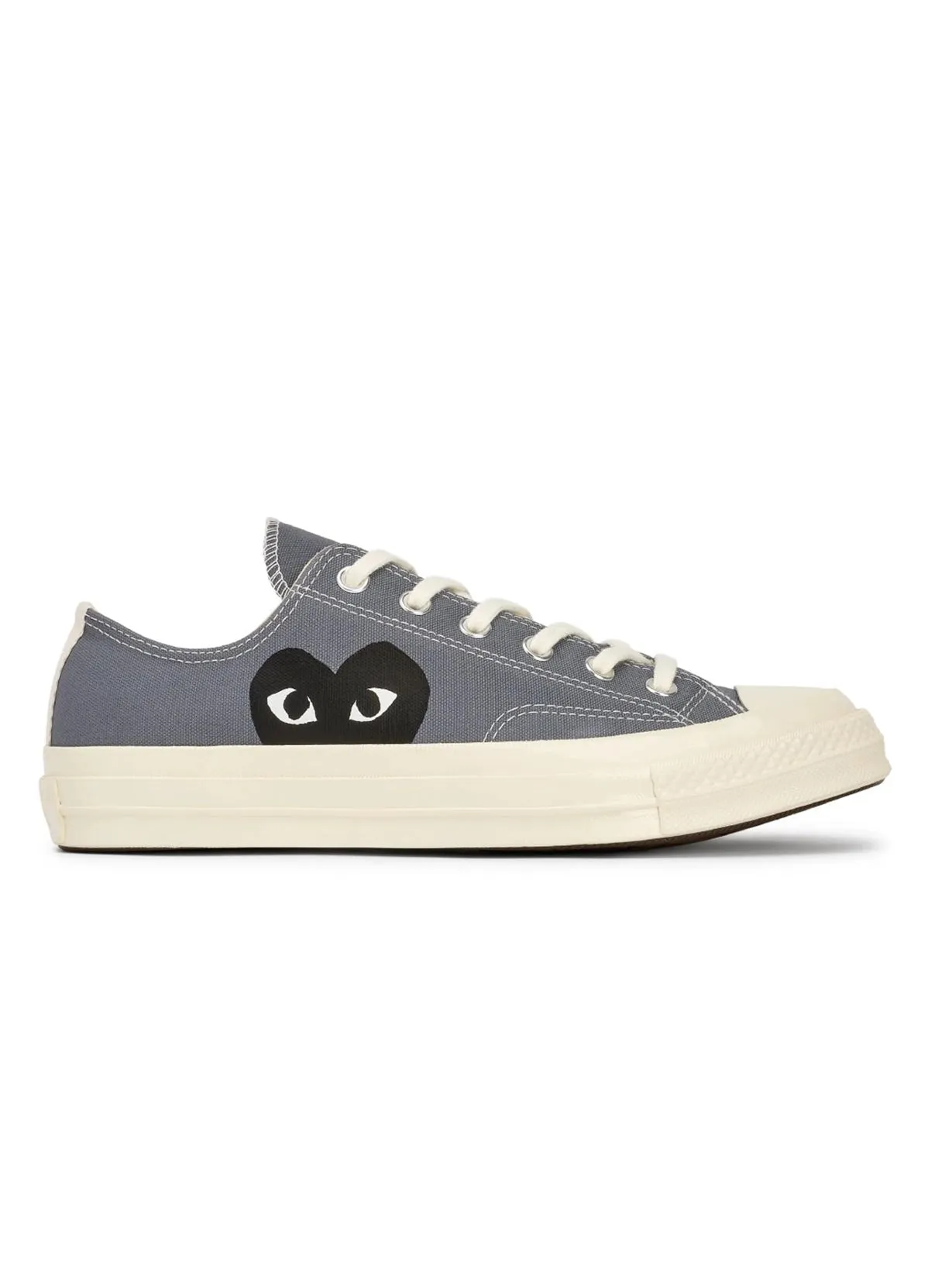 Comme Des Garçons Play x Converse - Big Heart CT70 Low Top Shoes - Steel Gray