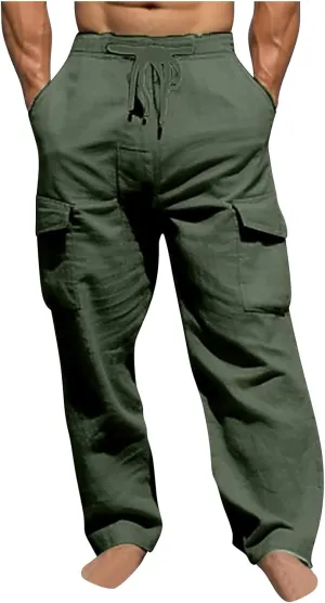 Ctreela Retro Bootcut Sweatpant Mens Casual Sweatpants with Drawstring Open Bottom Stacked Loose Track Pants Solid Color
