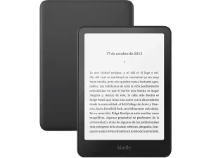 eBook - Amazon Kindle Paperwhite, 7", 16 GB, 300 ppi, Con publicidad, Sin reflejos, Autonomía de semanas, Negro