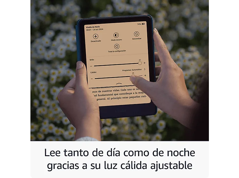 eBook - Amazon Kindle Paperwhite, 7", 16 GB, 300 ppi, Con publicidad, Sin reflejos, Autonomía de semanas, Verde Jade