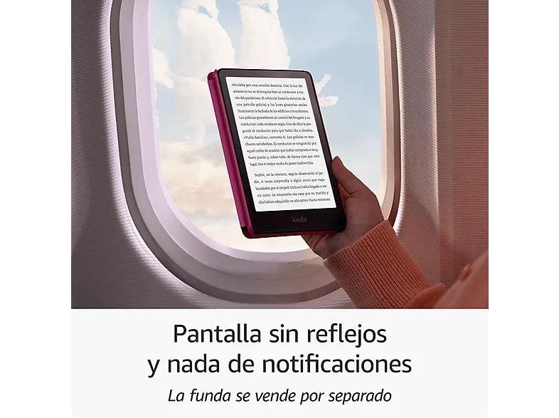 eBook - Amazon Kindle Paperwhite, 7", 16 GB, 300 ppi, Con publicidad, Sin reflejos, Autonomía de semanas, Verde Jade