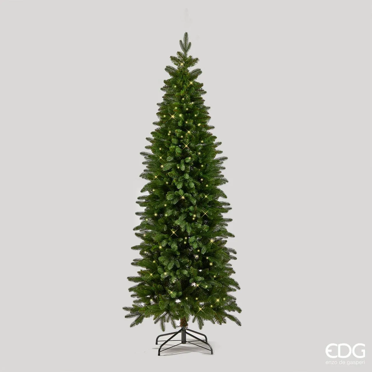 Enzo De Gasperi Albero di Natale Pino SLIM H 210 cm. 480 MiniLED