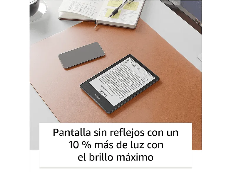 eReader - Amazon Kindle Paperwhite Signature Edition 2021, 6.8", 300 ppp, 32 GB, Wi-Fi, Impermeable, Negro