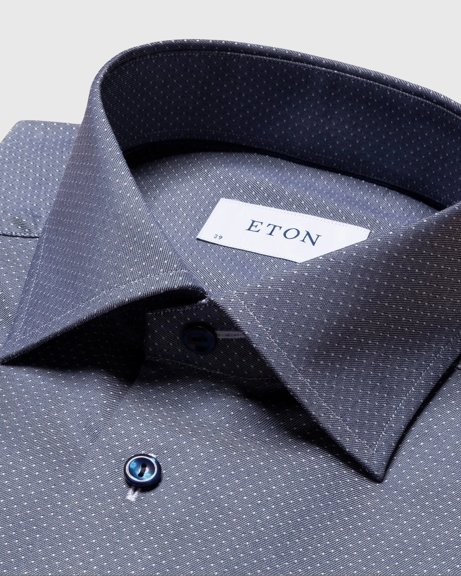 ETON 10000235529 GUNMETAL SLIM SC SHIRT