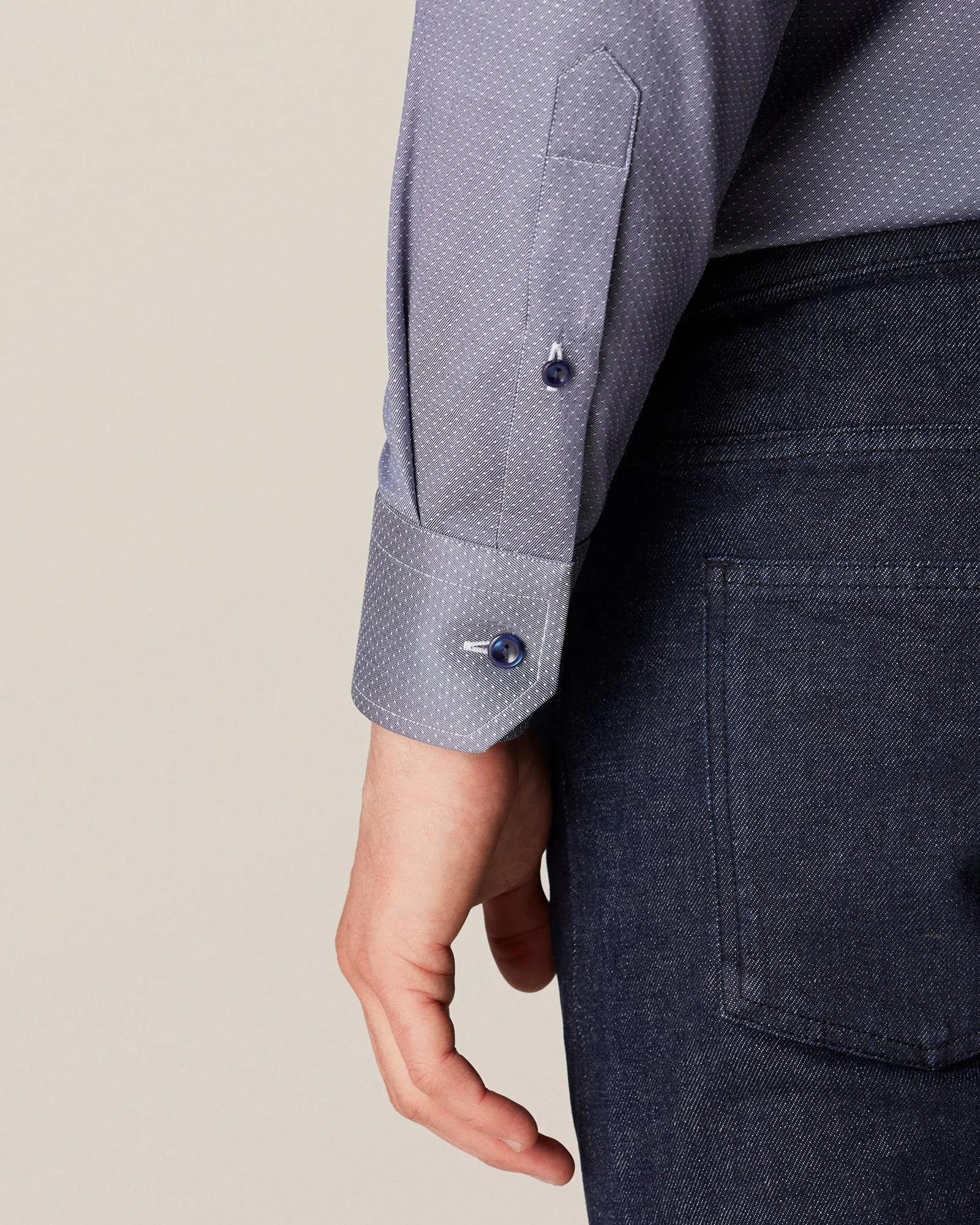 ETON 10000235529 GUNMETAL SLIM SC SHIRT
