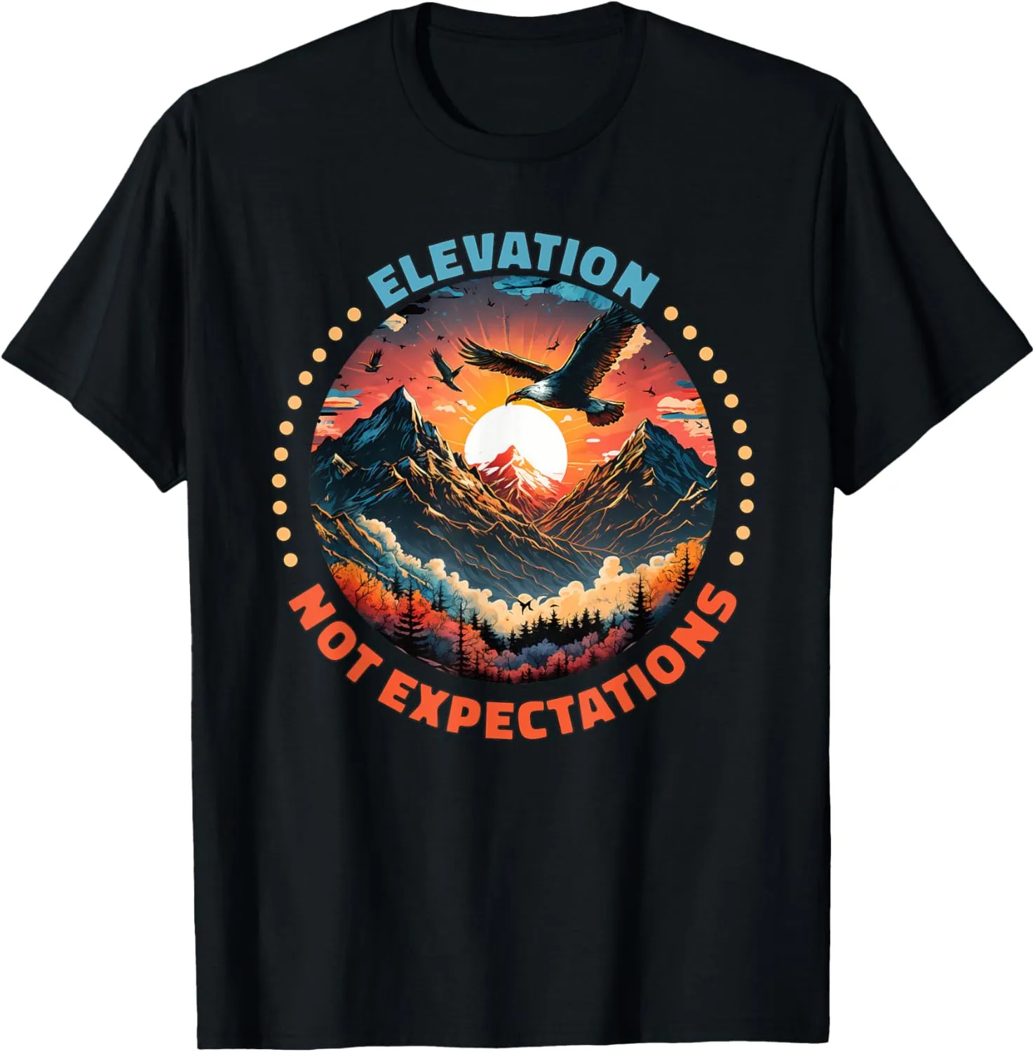 Explore The Outdoors With A Retro Mountain Landscape T-Shirt