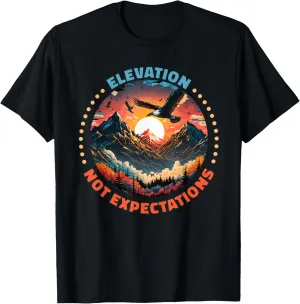 Explore The Outdoors With A Retro Mountain Landscape T-Shirt