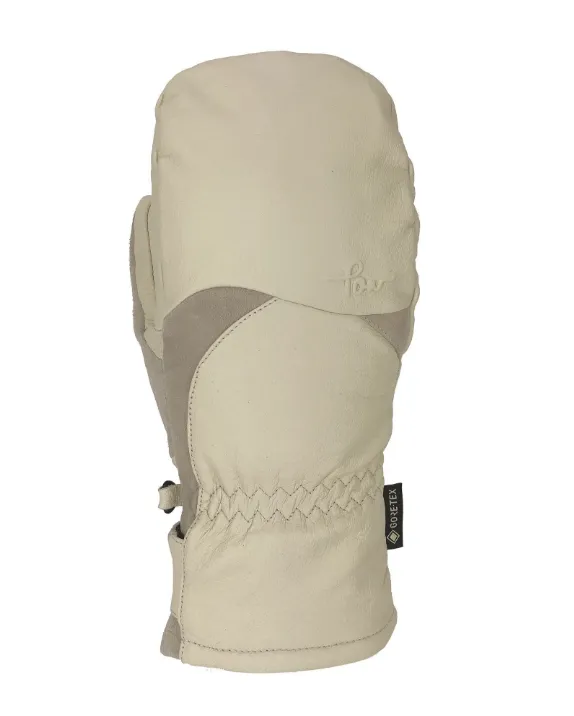 Pow Womens Stealth Goretex Mitt Angora