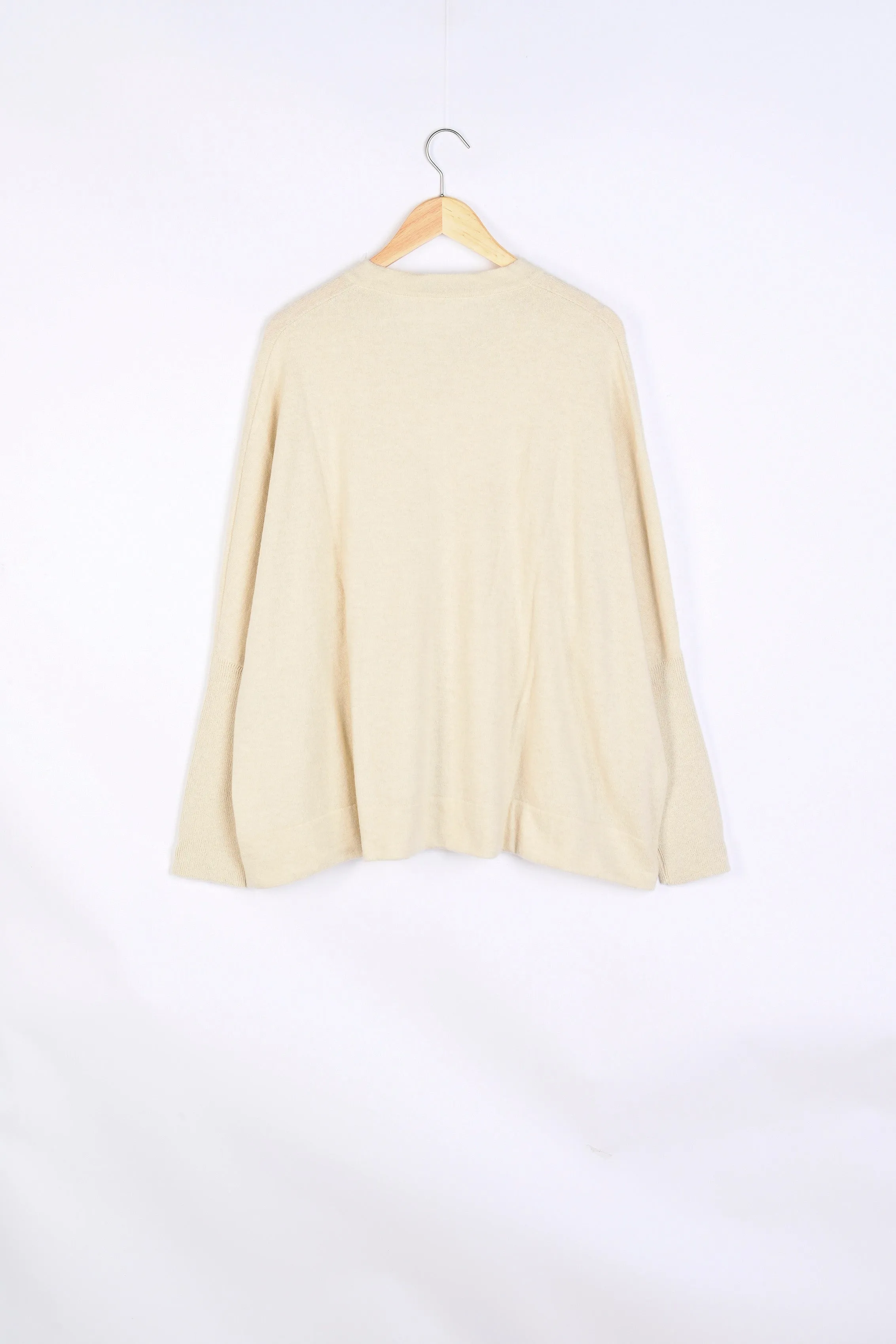 PULLOVER WOMEN - WOOLANG - NATURAL