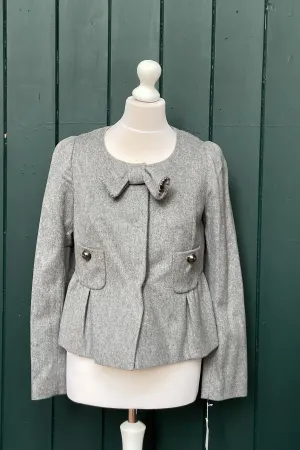 Re-Wear Paule Ka Wool & Angora Grey Jacket