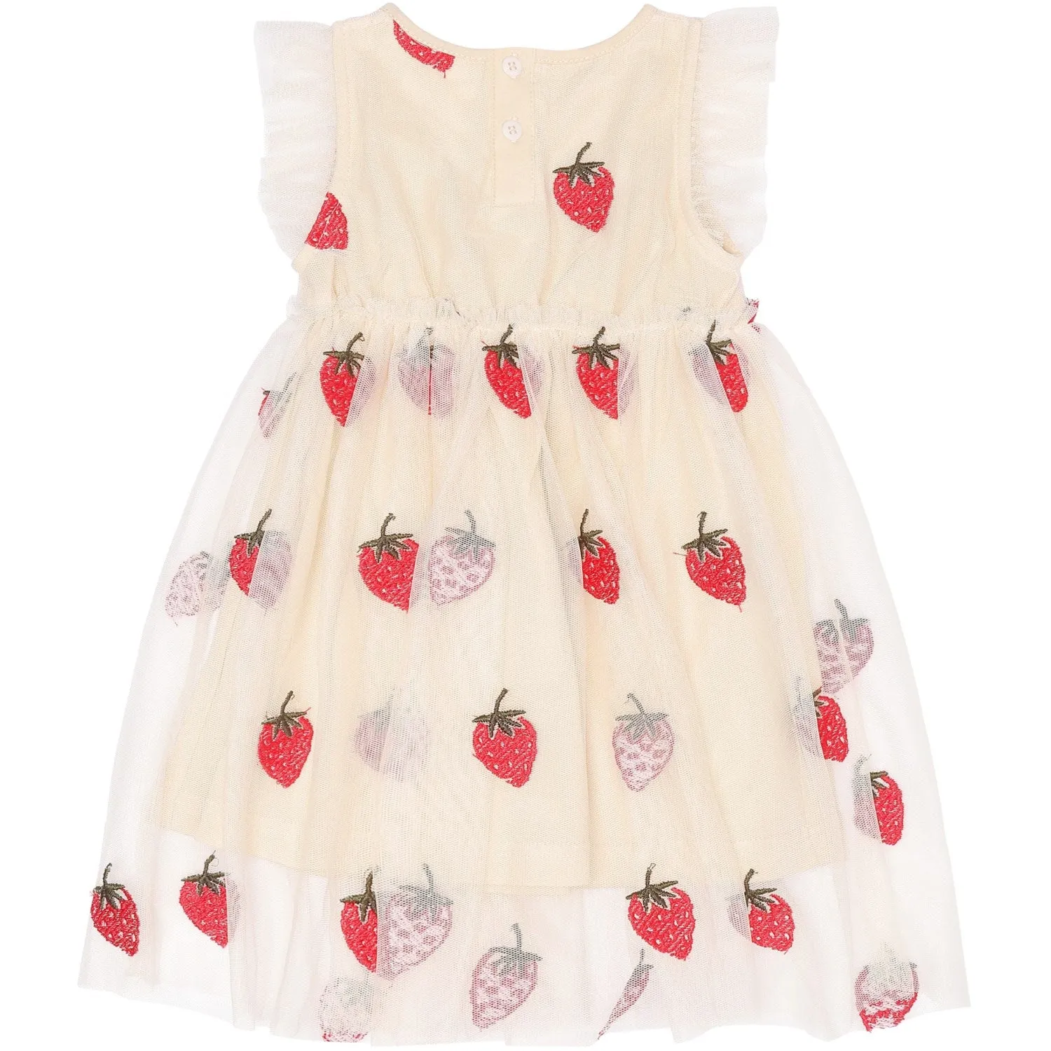 THE NEW Siblings Angora Big Strawberry AOP Loannah Dress