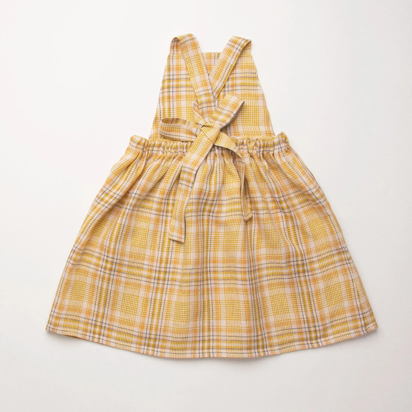 Vestido / Delantal Conkers - Hay Plaid Linen